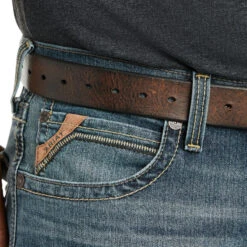 'Ariat' Men's M4 Low Rise Stretch Stockton Stackable Straight - Kentucky -Outdoor Clothing Store S21 MNS WEST 10034632 detail01 1024x1024@2x
