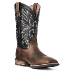 'Ariat' Men's 11" Everlite Vapor Western Square Toe - Ranch Brown / Black Deertan 11 'Ariat' Men's 11" Everlite Vapor Western Square Toe - Ranch Brown / Black Deertan -Outdoor Clothing Store S21 MNS WEST 10035963 medial 1024x1024@2x