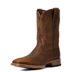 'Ariat' Men's 11" Rowder VentTek 360° Western Square Toe - Earth / Mack Brown -Outdoor Clothing Store S22 MNS WEST 10040237 3 4 front 1024x1024@2x