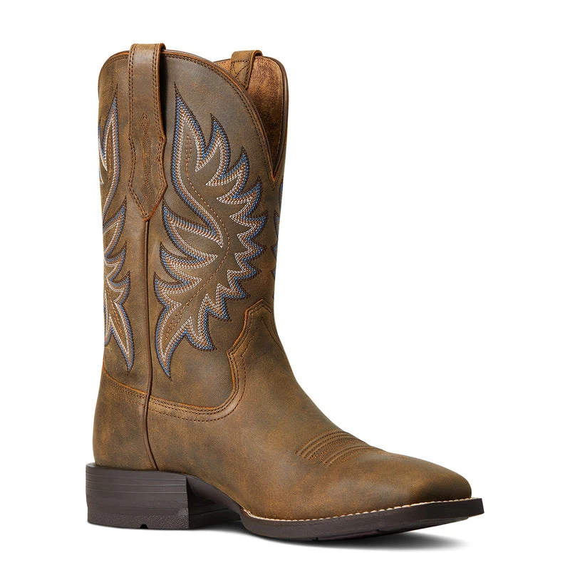 'Ariat' Men's 11" Brander Western Square Toe - Bear Brown 8 'Ariat' Men's 11" Brander Western Square Toe - Bear Brown - Image 6