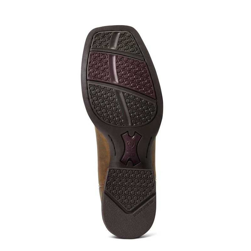 'Ariat' Men's 11" Brander Western Square Toe - Bear Brown 5 'Ariat' Men's 11" Brander Western Square Toe - Bear Brown - Image 3