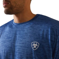 'Ariat' Men's Charger Ariat Proud Shield T-Shirt - Monaco Blue 7 'Ariat' Men's Charger Ariat Proud Shield T-Shirt - Monaco Blue -Outdoor Clothing Store S23 MNS WEST 10043764 detail01 1024x1024@2x