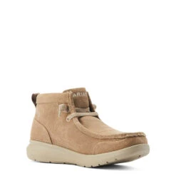 'Ariat' Men's 4" Hilo Rancher Slip On Chukka - Tan -Outdoor Clothing Store S23 MNS WEST 10044549 medial 1024x1024@2x