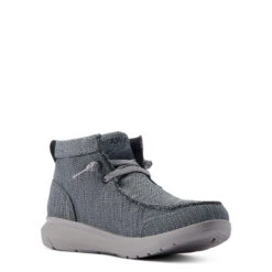 'Ariat' Men's 4" Hilo Rodeo Slip On Chukka - Heathered Smoke -Outdoor Clothing Store S23 MNS WEST 10044553 medial 1024x1024@2x