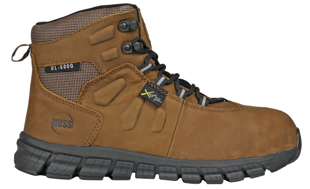 'Hoss Boots' Men's 6" Tikaboo Ultra Lite MetGuard ESD Comp Toe - Brown 3 'Hoss Boots' Men's 6" Tikaboo Ultra Lite MetGuard ESD Comp Toe - Brown
