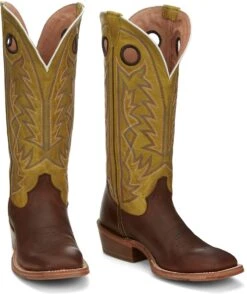 'Tony Lama' Men's 15" Fairview Buckaroo Western Square Toe - Brown / Moss Green 18 'Tony Lama' Men's 15" Fairview Buckaroo Western Square Toe - Brown / Moss Green -Outdoor Clothing Store TNL 002 SA2001 1024x1024@2x