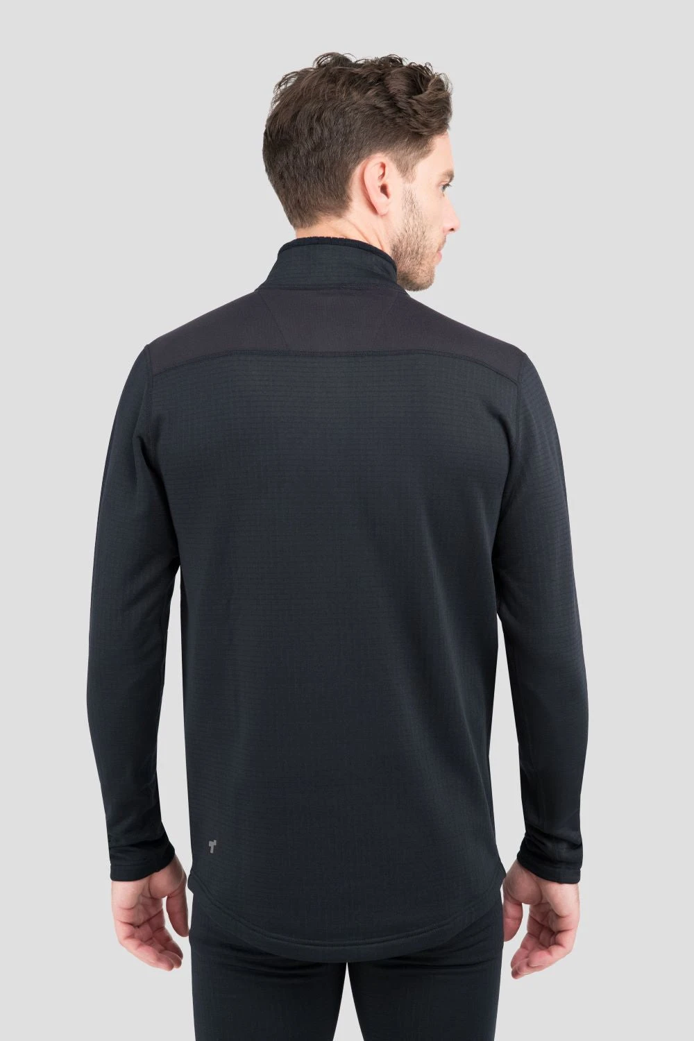 'Terramar' Men's 3.0 Ecolator® Performance Half Zip - Black 4 'Terramar' Men's 3.0 Ecolator® Performance Half Zip - Black - Image 2
