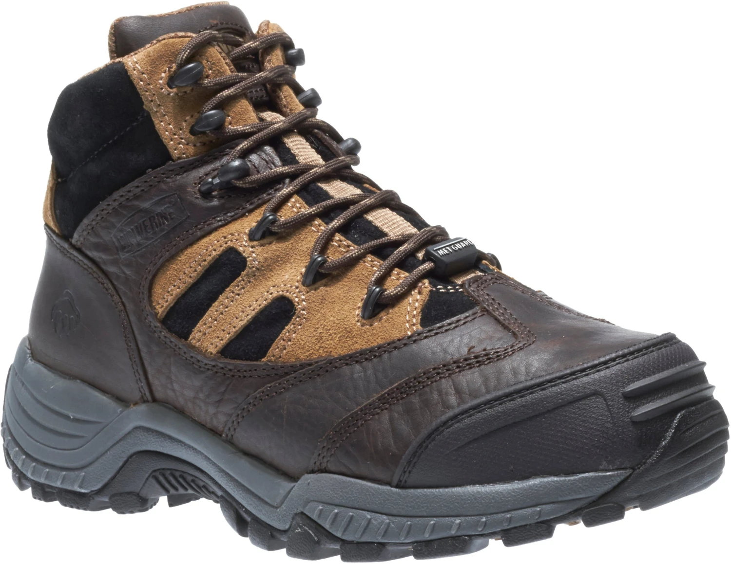 'Wolverine' Men's Kingmont Met Guard EH Comp Toe - Brown / Black / Tan 4 'Wolverine' Men's Kingmont Met Guard EH Comp Toe - Brown / Black / Tan - Image 2
