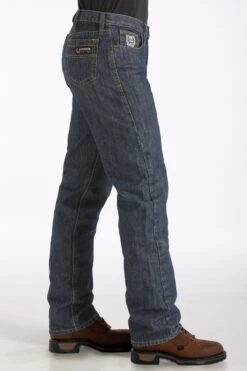'Cinch' Men's White Label Fire Resistant Relaxed Fit Straight Leg - Indigo Blue -Outdoor Clothing Store WP78834002 side 1024x1024@2x