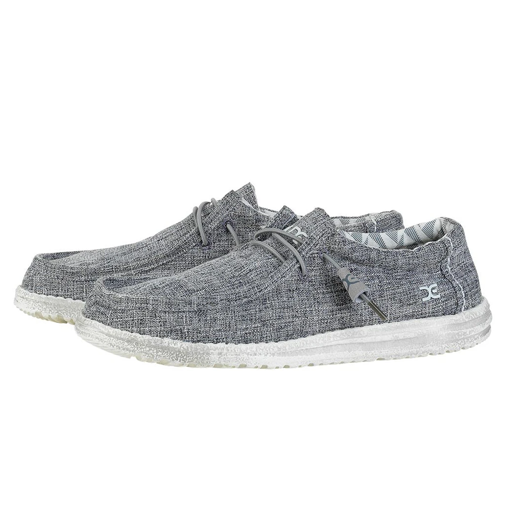 'Hey Dude' Men's Wally Linen - Iron Grey 3 'Hey Dude' Men's Wally Linen - Iron Grey