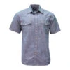 'Key' Men's Chambray Western Snap Front - Blue Chambray 1 'Key' Men's Chambray Western Snap Front - Blue Chambray -Outdoor Clothing Store blue chambray short sleeve western shirt KEY 5007 45 front 61316.1582651403 1024x1024@2x