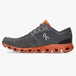 'On Running' Men's Cloud X - Rust / Rock 13 'On Running' Men's Cloud X - Rust / Rock -Outdoor Clothing Store cloud x 2 fw21 rust rock m g4 1024x1024@2x