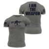 'Grunt Style' Men's I Am The Weapon Tee - Grey -Outdoor Clothing Store iamtheweapon 1024x1024@2x