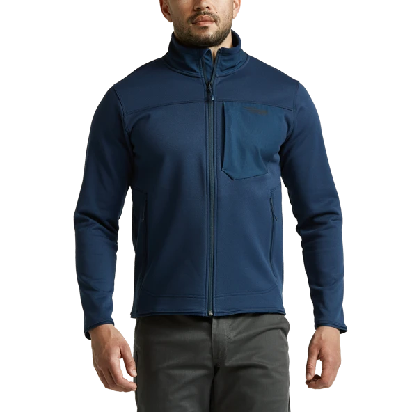 'Sitka' Men's Dry Creek Fleece Jacket - Deep Water 3 'Sitka' Men's Dry Creek Fleece Jacket - Deep Water