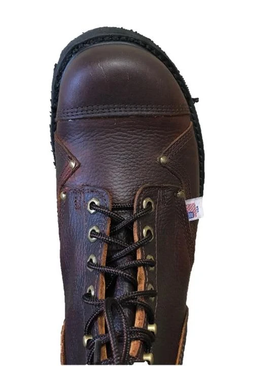 'Cove' Men's 8" Tower Climber Steel Toe - Brown 5 'Cove' Men's 8" Tower Climber Steel Toe - Brown - Image 3