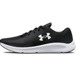 'Under Armour' Men's Charged Pursuit 3 - Black / White 10 'Under Armour' Men's Charged Pursuit 3 - Black / White -Outdoor Clothing Store s7.3024878 001 DETAIL4 1024x1024@2x