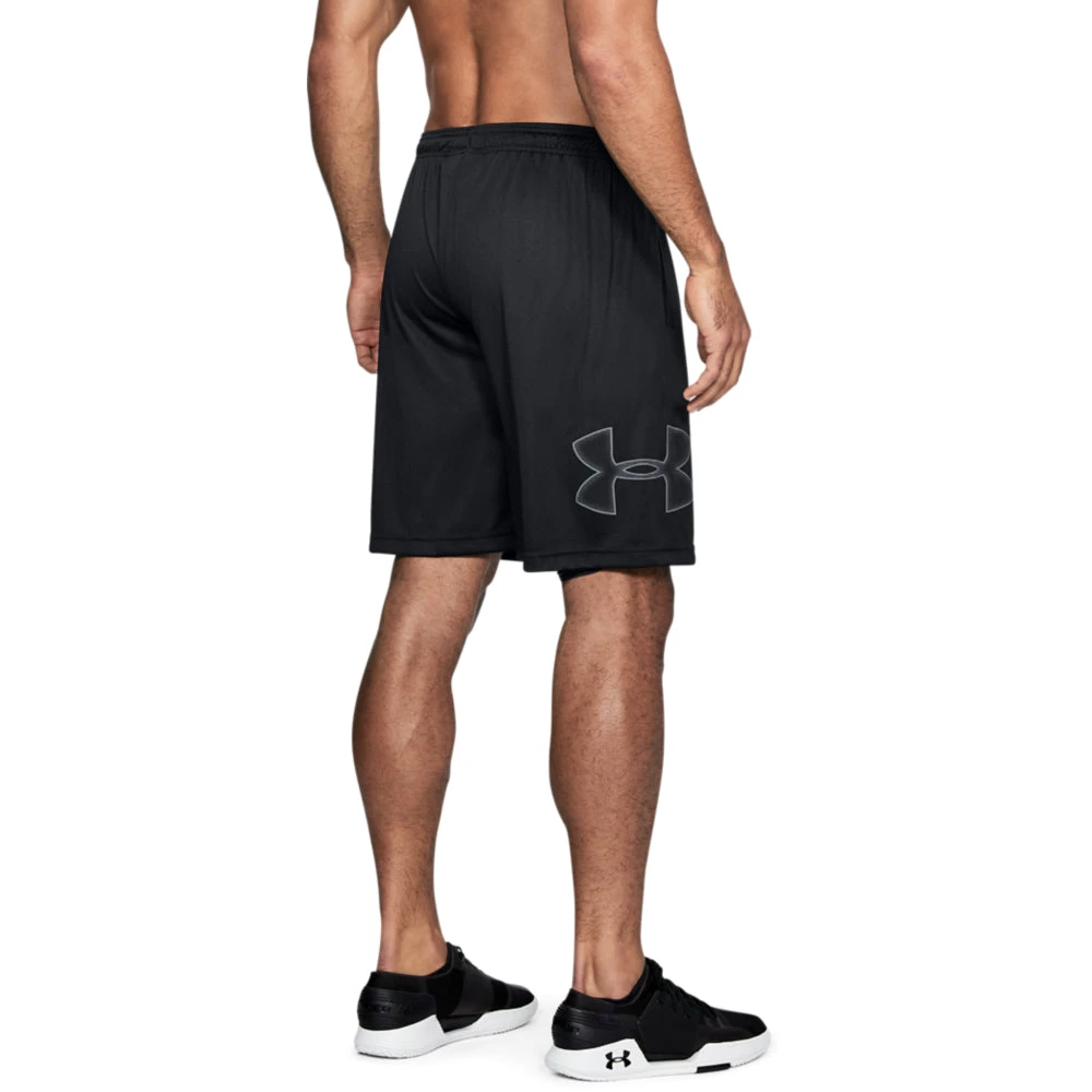 'Under Armour' Men's Tech Graphic Shorts - Black 5 'Under Armour' Men's Tech Graphic Shorts - Black - Image 3