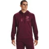 'Under Armour' Men's Armour Fleece® Big Logo Hoodie - Dark Maroon / League Red -Outdoor Clothing Store s7.V5 1357085 601 FC 1024x1024@2x