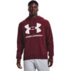 'Under Armour' Men's Rival Fleece Big Logo Hoodie - Chestnut Red / Onyx White -Outdoor Clothing Store s7.V5 1357093 690 FC 1024x1024@2x