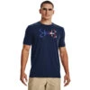 'Under Armour' Men's Freedom Hook T-Shirt - Academy / Red -Outdoor Clothing Store s7.V5 1370304 408 FC 1024x1024@2x