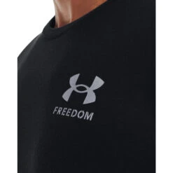 'Under Armour' Men's Freedom New Flag T-Shirt - Black / Royal -Outdoor Clothing Store s7.V5 1370817 002 COLLAR 1024x1024@2x