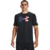 'Under Armour' Men's New Freedom BFL T-Shirt - Black / White -Outdoor Clothing Store s7.V5 1370824 001 FC 1024x1024@2x