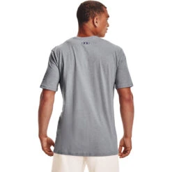 'Under Armour' Men's New Freedom BFL T-Shirt - Steel Light Heather / Royal -Outdoor Clothing Store s7.V5 1370824 035 BC 1024x1024@2x