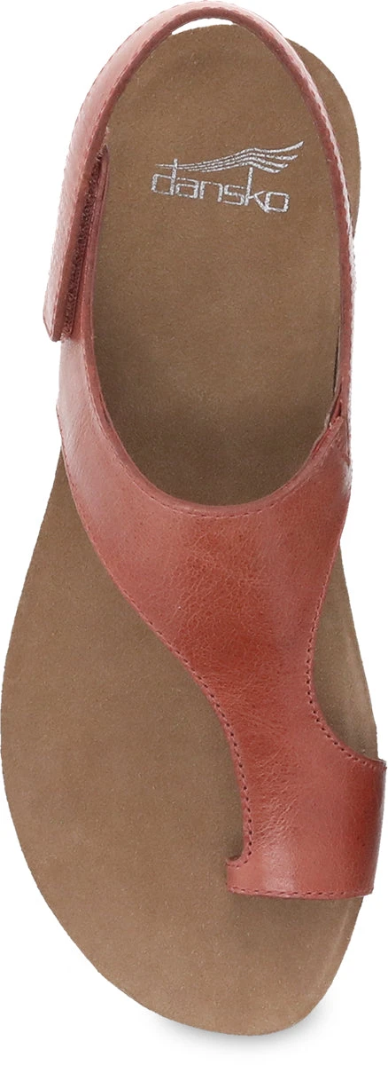 'Dansko' Women's Reece - Orange Waxy Burnished 4 'Dansko' Women's Reece - Orange Waxy Burnished - Image 2