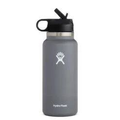 'Hydro Flask' 32 Oz. Wide Mouth W/Straw Lid - Stone